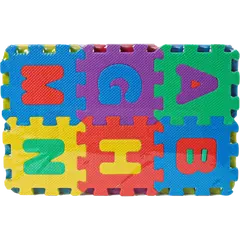 Two Yuan Foam Number, Letter Puzzle 5*6.5inch Floor Mat/Foam Puzzle/Game Puzzle Children's Educational Toy - 1 set - Rokomari